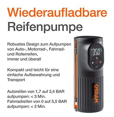 Tire inflator OSRAM TYRE INFLATE 2000
