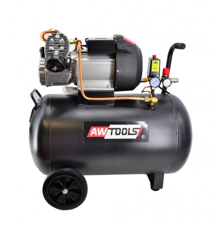AWTOOLS OIL COMPRESSOR ZVA-50L V CAPACITY 370/min. TANK 50l