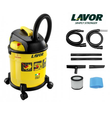 LAVOR VACUUM CLEANER WORKSHOP. FREDDY 4in1 20L STEEL TANK YELLOW