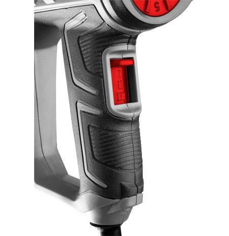 Heat gun 2000W, temperature range:I: 50oC, II: 50-550oC, III: 50-550oC, suitcase