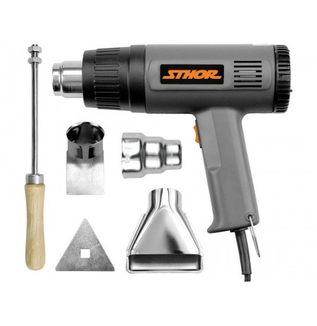 Hot air gun + accessories 1500W STHOR 79328