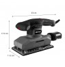 Orbital sander 380W, foot 115 x 230 mm