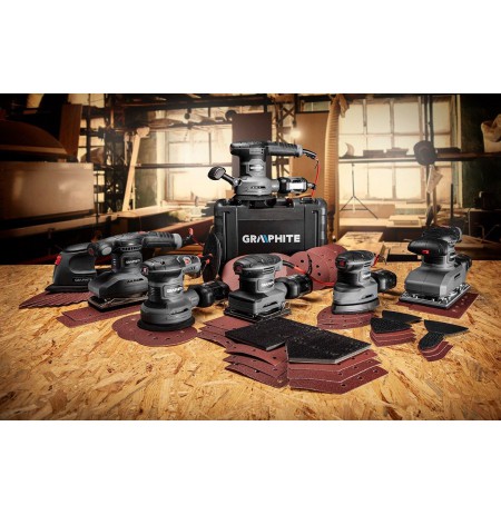Orbital sander 260W, 90 x 187 mm foot