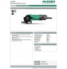 Angle grinder 125mm, 11,500/min, M14, 1400W Smooth start