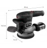 Eccentric grinder 450W Graphite disc 125/150mm with case