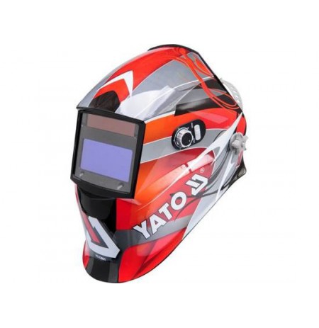 Yato YT-73921 welding mask/helmet Welding helmet with auto-darkening filter Black, Red, Silver