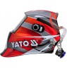 Yato YT-73921 welding mask/helmet Welding helmet with auto-darkening filter Black, Red, Silver
