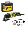 Stanley FME650K-QS oscillating multi-tool Black, Yellow