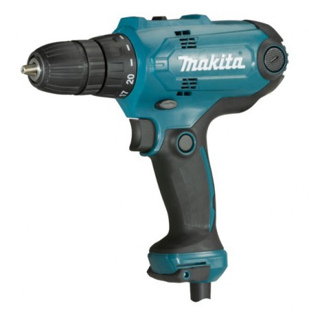 Makita DF0300 drill 1500 RPM Keyless 1.2 kg Black, Blue