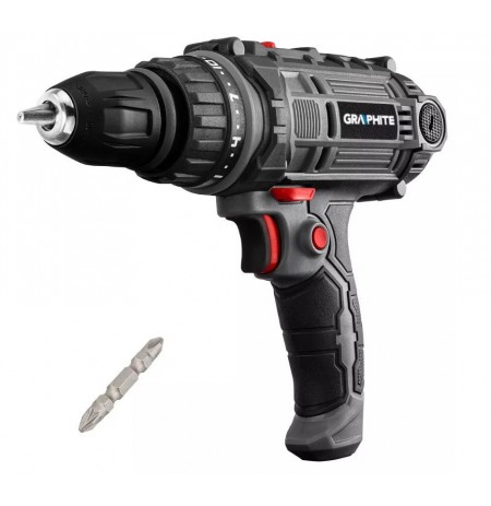 Mains drill/driver 300W Graphite 10mm self-clamping chuck with carrying case