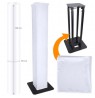 DNA TOTEM TOWER SCRIM WH material white lycra donkey.