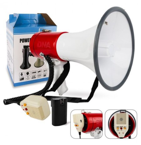DNA MEGA2 Megaphone Voice Amplifier Siren USB BT