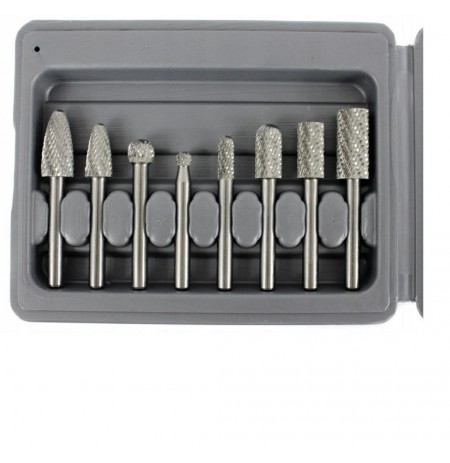 END MILLS FOR METAL 8 pcs. /SILVER