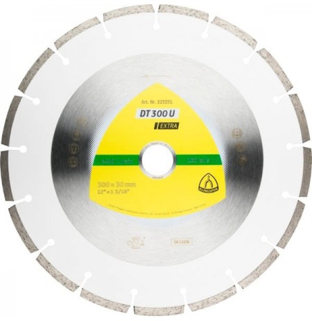KLINGSPOR SEGMENTED DIAMOND BLADE 350mm x 2.8mm x 25.4mm DT300U UNIVERSAL