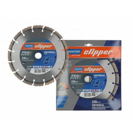 NORTON TARCZA D.UNIVERSAL 230mm CLIPPER PRO UNIVERSAL LASER