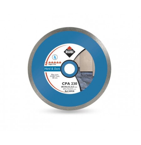 RUBI CPA DIAMOND BLADE FOR HARD MATERIALS 200 x 25,4mm SUPERPRO