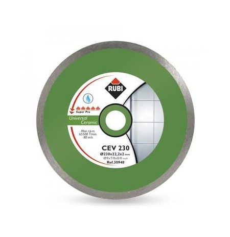 RUBI SUPERPRO DIAMOND CERAMIC BLADE 200 x 25,4mm