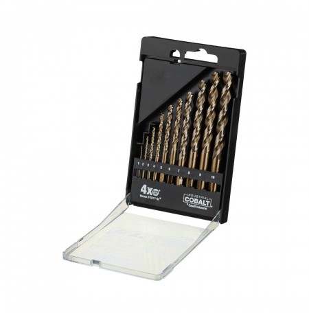 HSS-G Cobalt Extreme Drill Bit Set 1-10mm 10pcs
