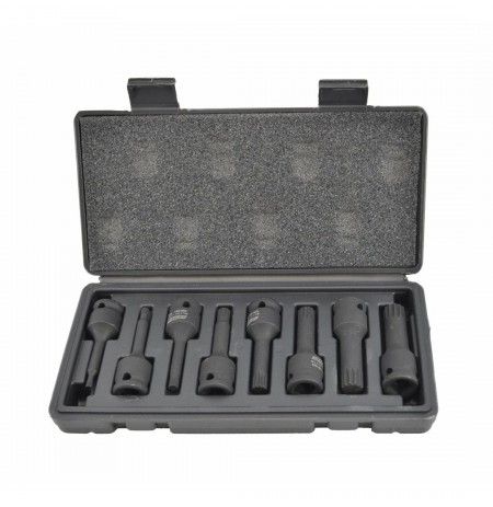 AWTOOLS IMPACT WRENCHES SHANK SPLINE 8pcs BLACK LINE