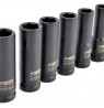 AWTOOLS IMPACT SOCKET SET 1/2" 13pcs. 10-32mm BLACK LINE