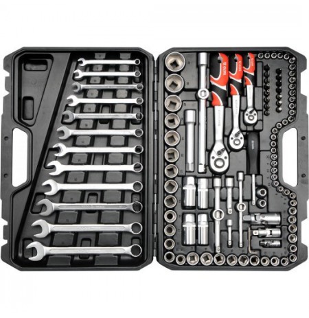 YATO WRENCH SET 1/4" , 3/8" , 1/2" 111 pcs.  38831
