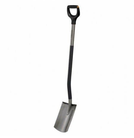 FISKARS ERGONOMIC STRAIGHT SPADE GREY (1025375)