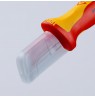 Knipex 98 55 SB utility knife Red, Yellow Fixed blade knife