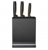 FISKARS SET OF 3 KNIVES IN A BLOCK BLACK FUNCTIONAL FORM