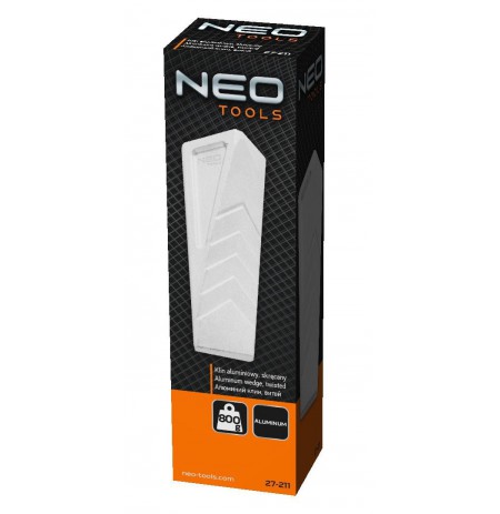 Aluminum wedge 800gr, twisted