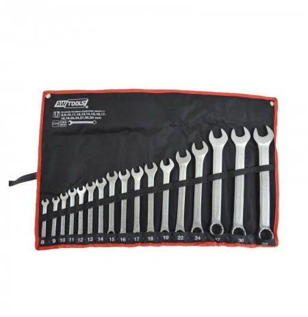 AWTOOLS COMBINATION WRENCHES SET 17 PIECES. /8mm-32mm/