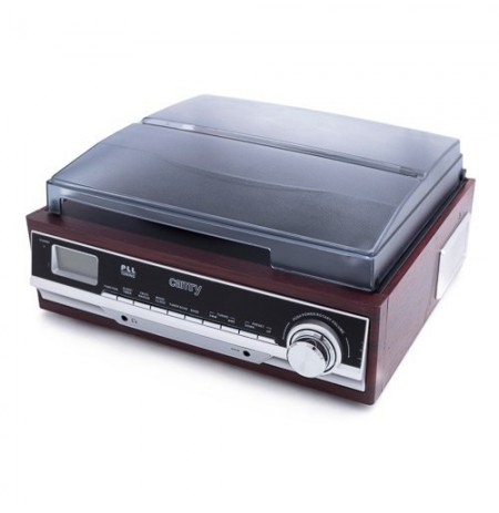 Turntable with radio Adler CR 1113 (black color)