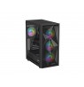 GENESIS DIAXID 605 ARGB MIDI TOWER CASE WITH USB-C WINDOW BLACK