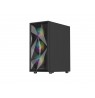 GENESIS DIAXID 605 ARGB MIDI TOWER CASE WITH USB-C WINDOW BLACK