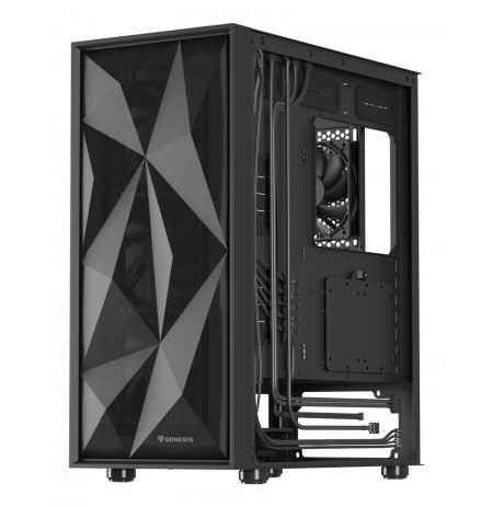 GENESIS DIAXID 605F MIDI TOWER CASE WITH USB-C WINDOW BLACK