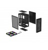 GENESIS DIAXID 605 ARGB MIDI TOWER CASE WITH USB-C WINDOW BLACK