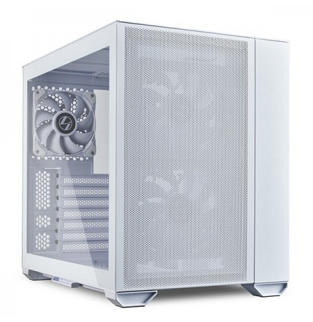 Lian Li O11 Air Mini, Mid-Tower, Tempered Glass - white