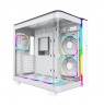 Montech KING 95 PRO Midi-Tower, Tempered Glass, ARGB - white