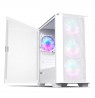 Montech AIR 100 ARGB, Micro-ATX, Tempered Glass - white