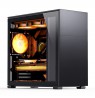 Jonsbo D41 ATX Case, Tempered Glass - black