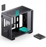 Jonsbo U4 Mini Micro-ATX Case, Tempered Glass - Black