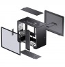 Jonsbo U4 Mini Micro-ATX Case, Tempered Glass - Black
