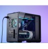 Jonsbo U4 Mini Micro-ATX Case, Tempered Glass - Black