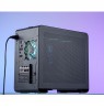 Jonsbo U4 Mini Micro-ATX Case, Tempered Glass - Black