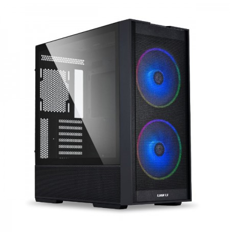 Lian Li LANCOOL 206 Case, Midi-Tower, ATX, Tempered Glass - black