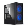 Lian Li LANCOOL 206 Case, Midi-Tower, ATX, Tempered Glass - black