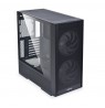 Lian Li LANCOOL 206 Case, Midi-Tower, ATX, Tempered Glass - black