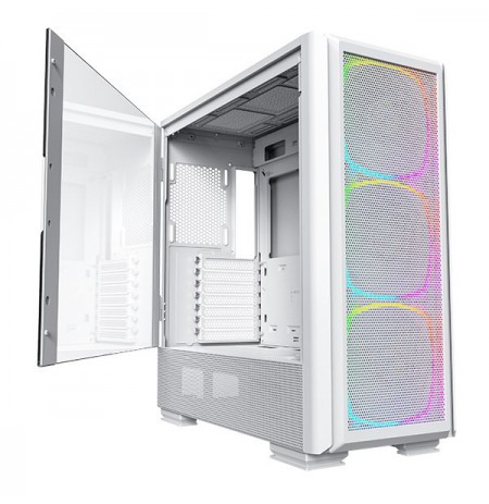 Montech SKY TWO GX Midi-Tower, Tempered Glass - white