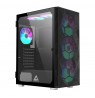Montech X3 Mesh Midi-Tower, RGB, Tempered Glass - black