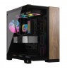 Corsair CC-9011282-WW computer case Midi Tower Black, Walnut