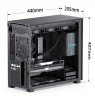Jonsbo D41 MESH Screen ATX Gehäuse, Tempered Glass - schwarz